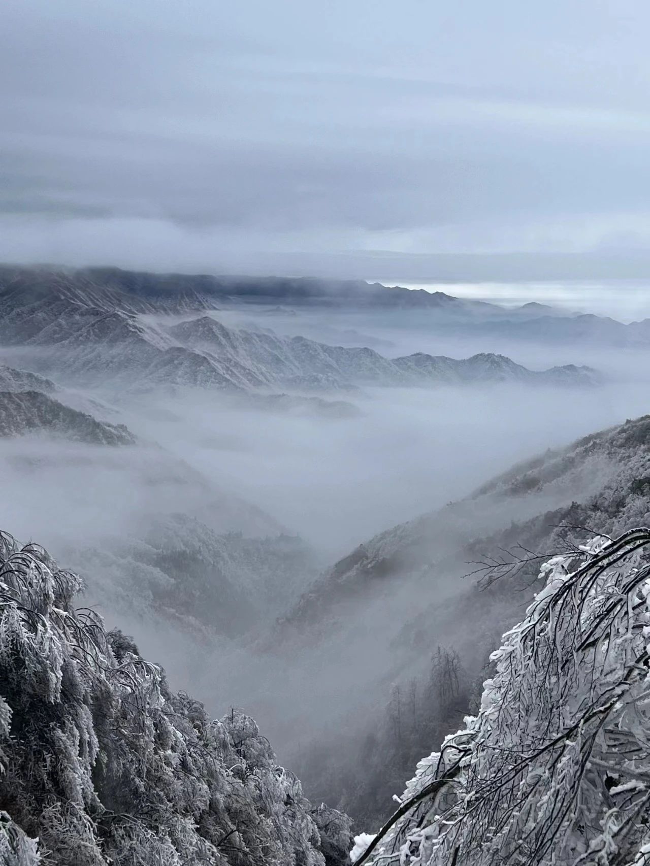 桂林资源隘门界的冬天，是大自然最唯美的时刻之一。